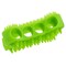 MiMu Silicone Pet Brush - Green Ergonomic Bone Shaped Pet Grooming Brush Tool